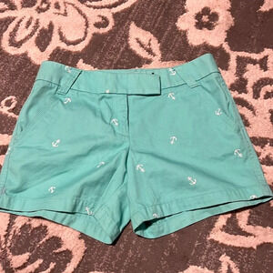 J crew 100% cotton shorts. Anchors. Excellent condition.  Size 8